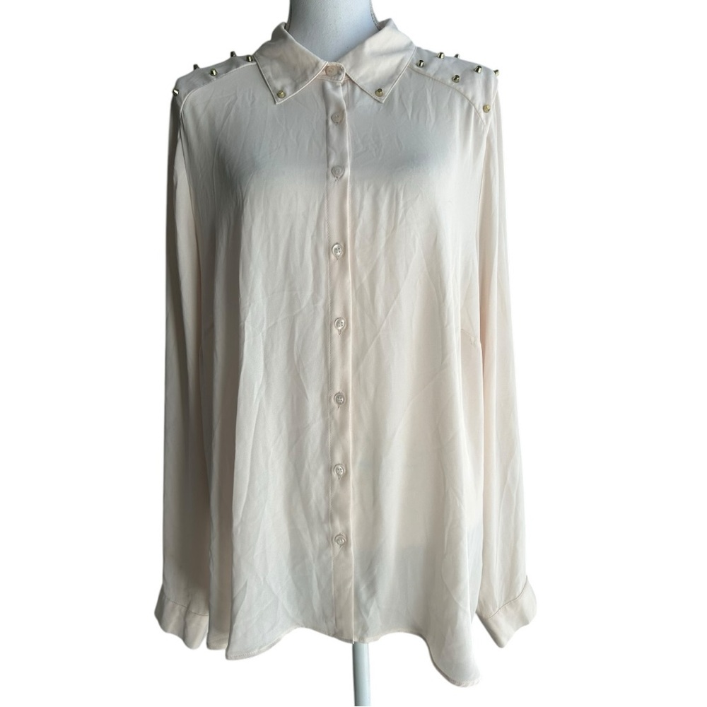 Forever 21 Button Down Long Sleeve Blouse
